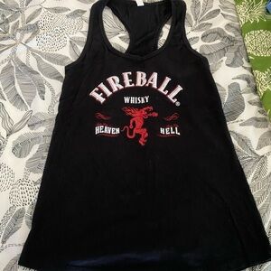 Black Fireball Whisky Promotional Tank Top